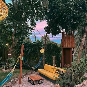 El Buho Eco-cabanas 3*, Bacalar Mexique
